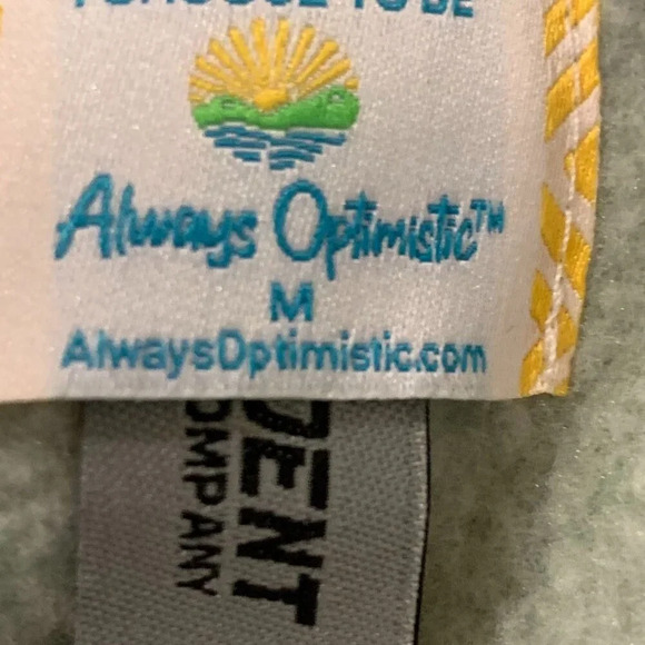 Always Optimistic Men's Mountain Sunrise Curved Hem‎ Long Sleeve Hoodie Size M - Picture 7 of 14